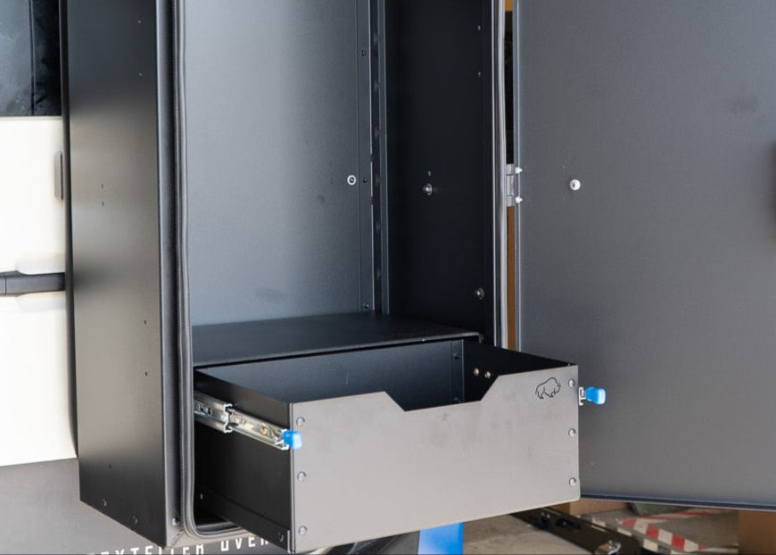 ROAMBUILT Universal Trail Box – Rear Door Storage for Vans & RVs