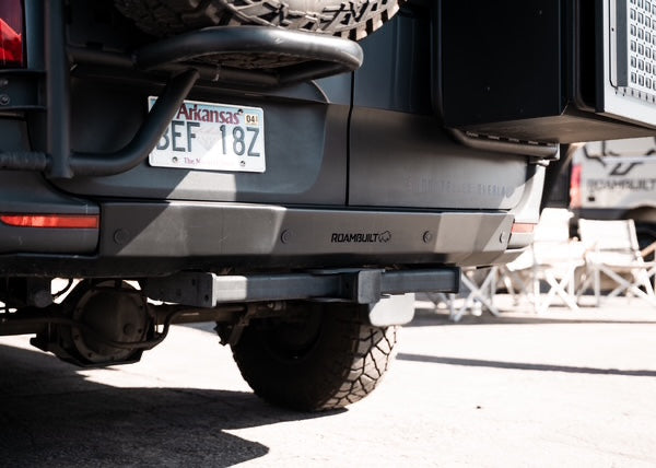 ROAMBUILT High Clearance rear bumper showing side and center section