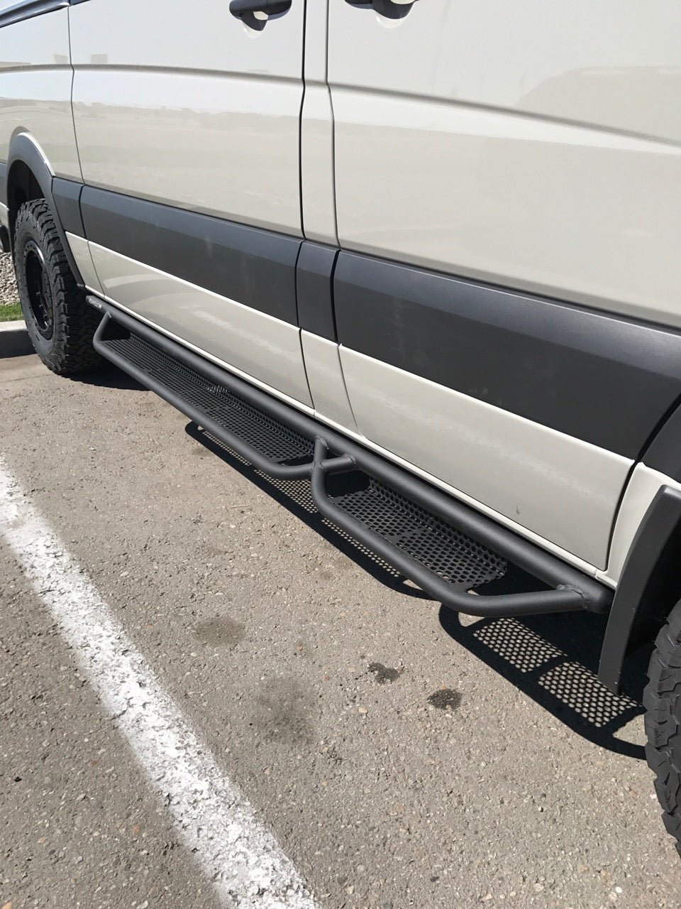 Mercedes Sprinter Side Steps - Tube Version (Driver Side) – ROAMBUILT